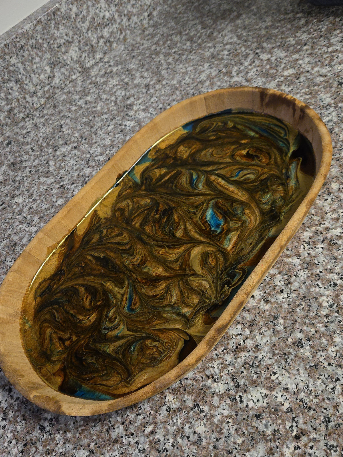 Gold Swirl Tray