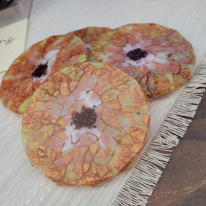 Cracked Resin Coasters