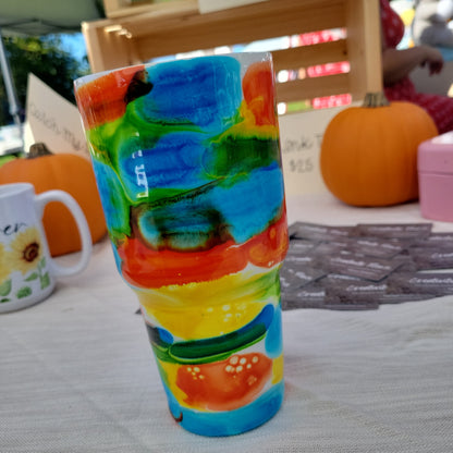 Alcohol Ink Tumbler