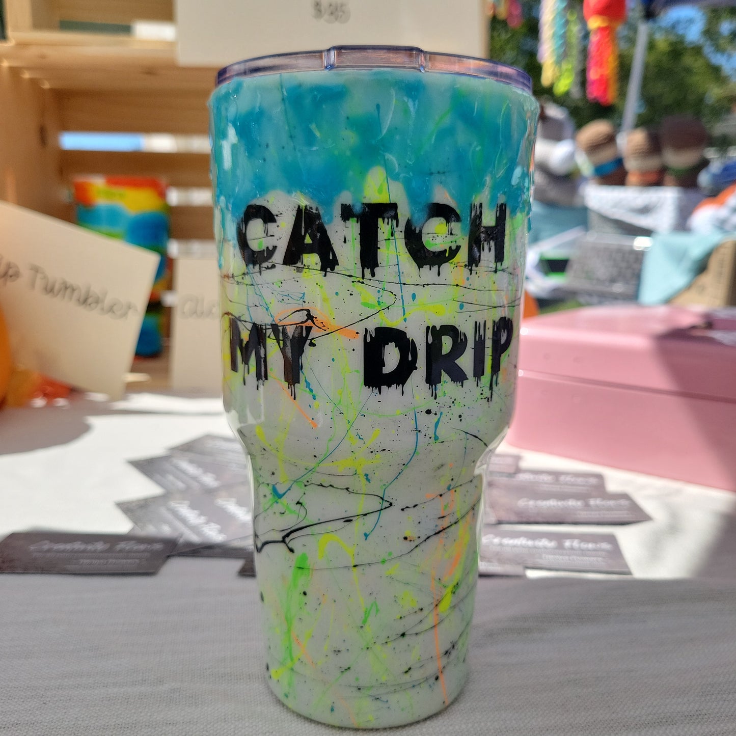 Catch My Drip (Glow in the Dark) Tumbler