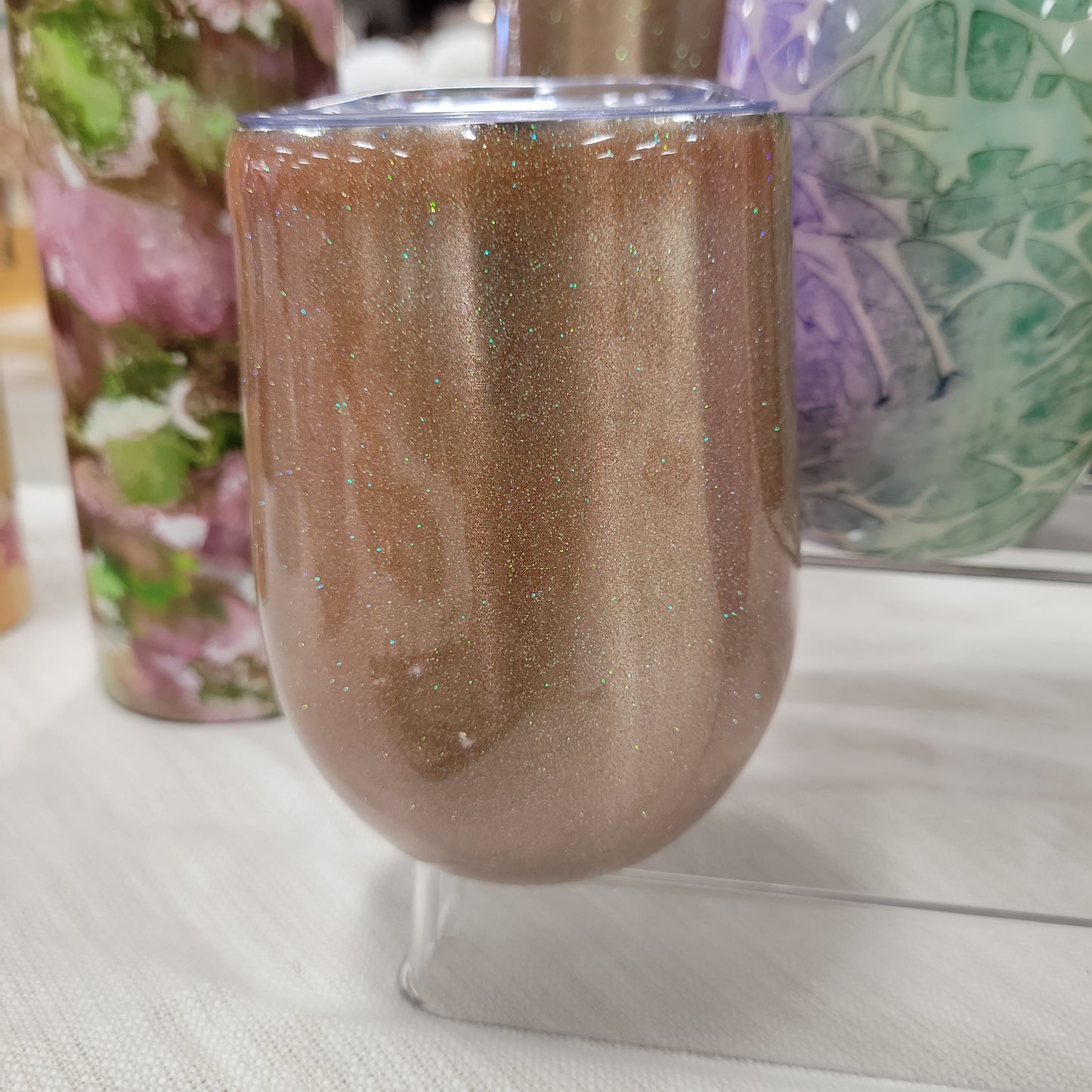 Glitter Wine Tumbler