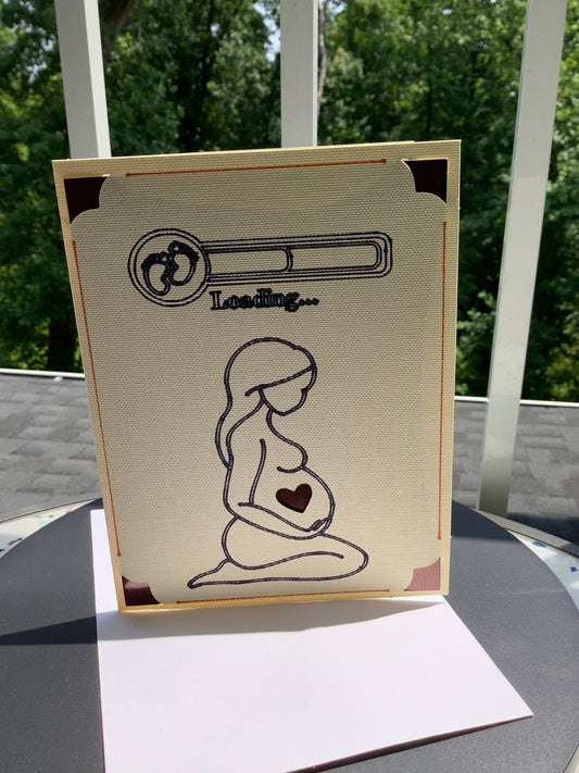 Baby Loading... Congratulations Greeting Card