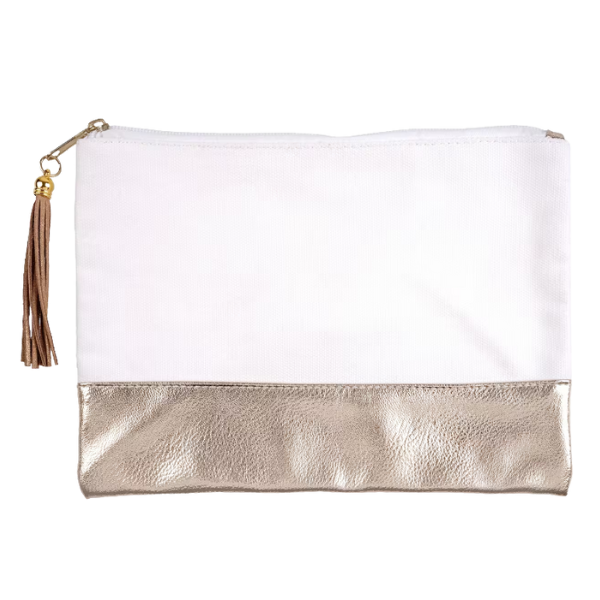 Pencil Monogramed Zippered Pouch