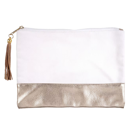 Pencil Monogramed Zippered Pouch